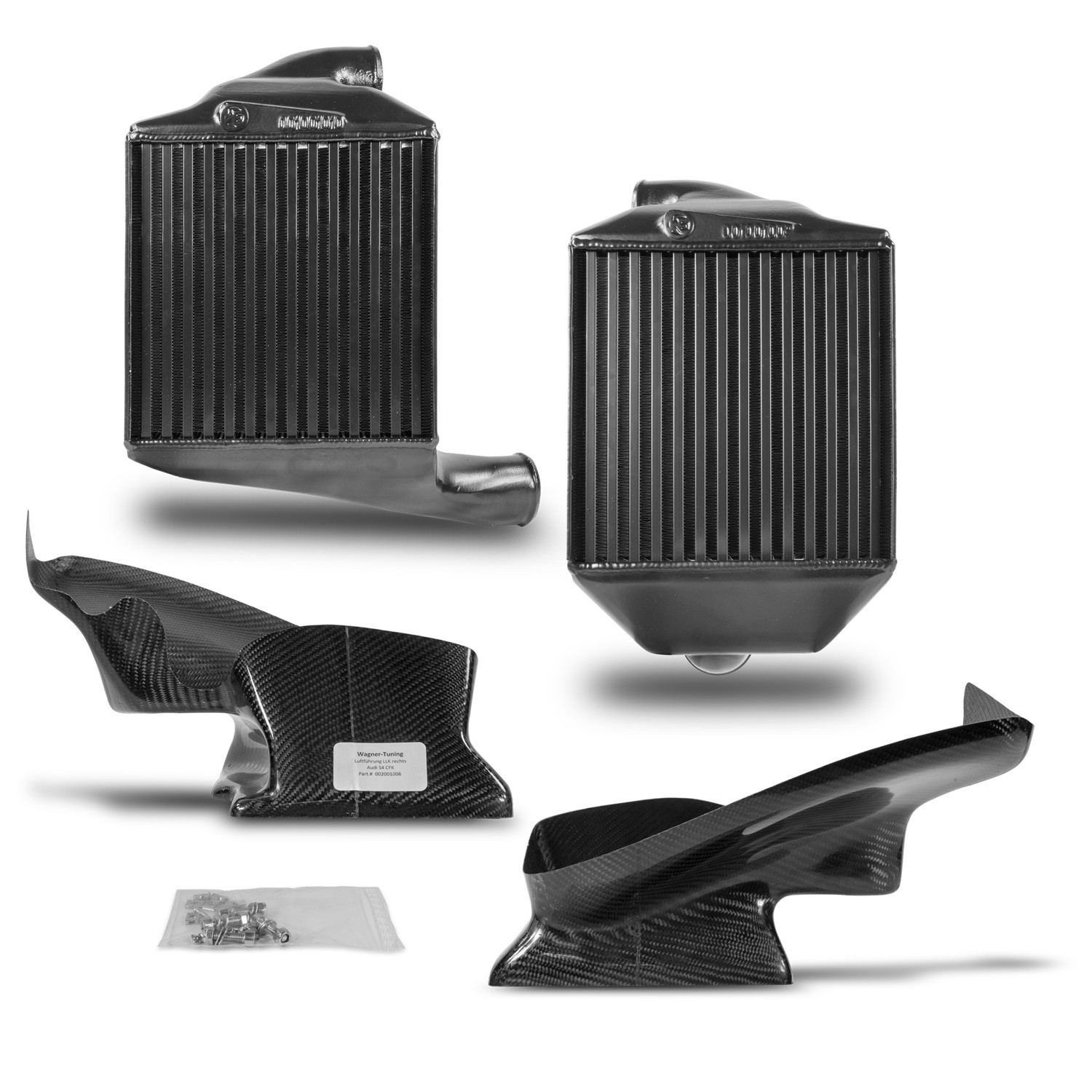 Comp. Gen.2 Ladeluftkühler Kit für : Audi S4 B5 A6 2,7T