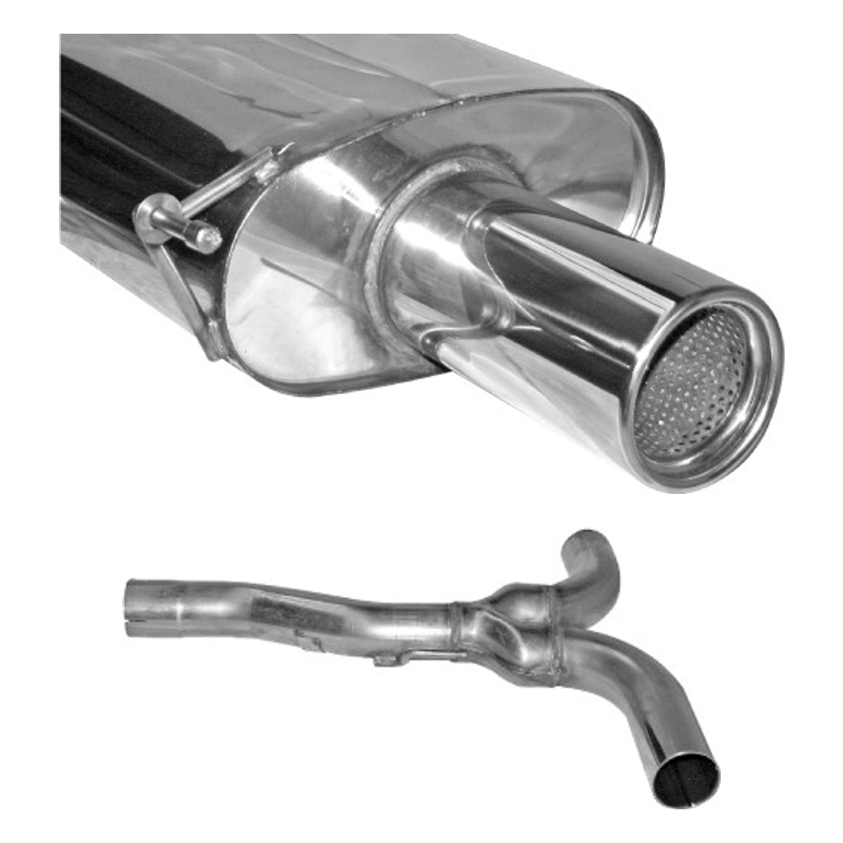 Bastuck Endschalldämpfer Twin – Honda Accord ab Bj. 2008 Accord CU1/CU2 ab Bj. 2008 (nicht Kombi)