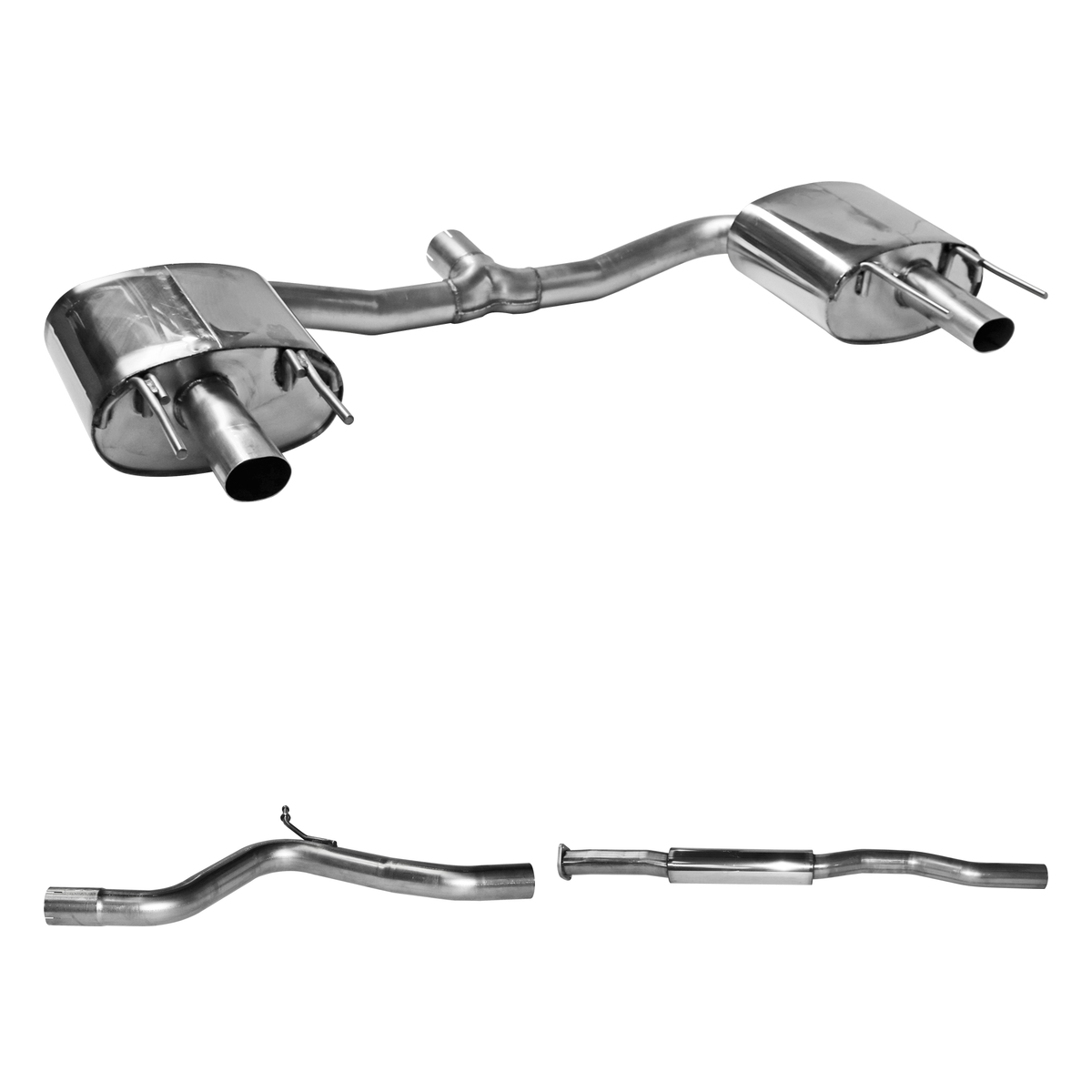Bastuck Komplettanlage Twin – Opel Insignia B Insignia B GSI Grand Sport inkl. Sports Tourer ab 2018