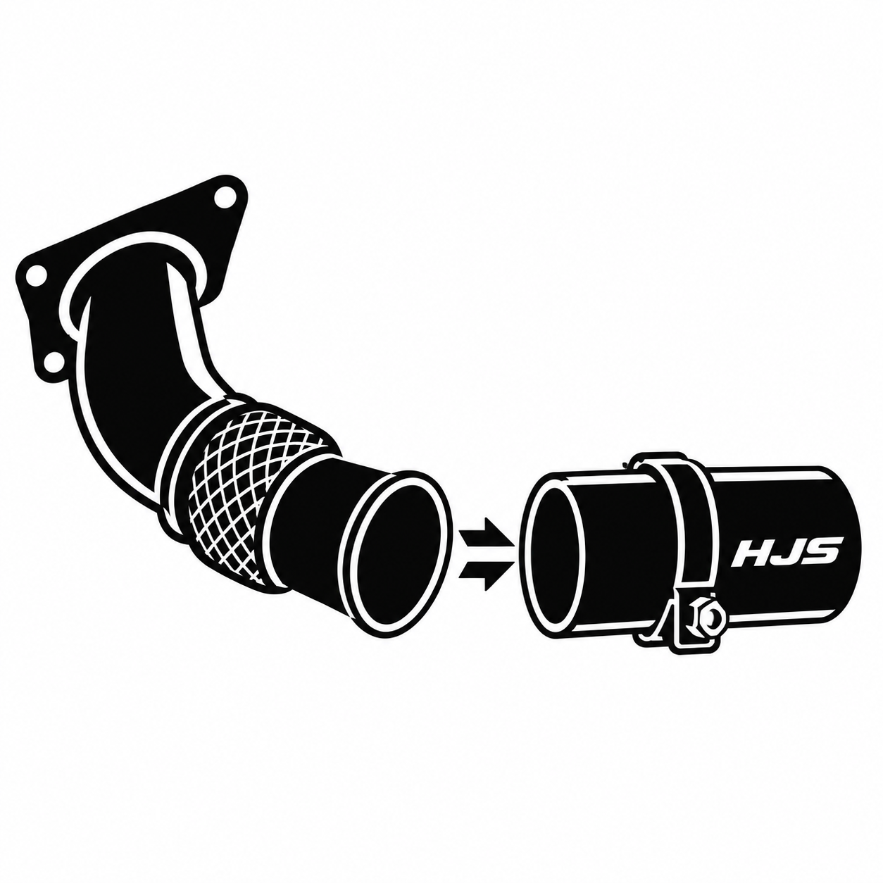 an HJS Downpipe