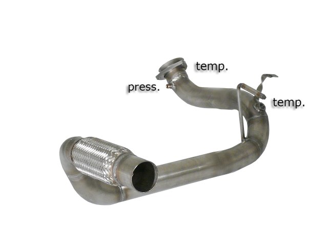 DPF-Ersatzrohr Jeep Wrangler JK 2.8 CRD | Ragazzon