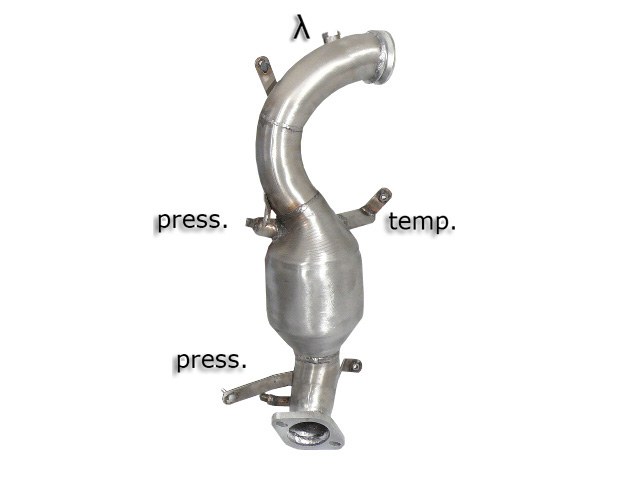 Downpipe + DPF-Ersatzrohr Set Alfa Romeo 159 2.0 JTDm | Ragazzon