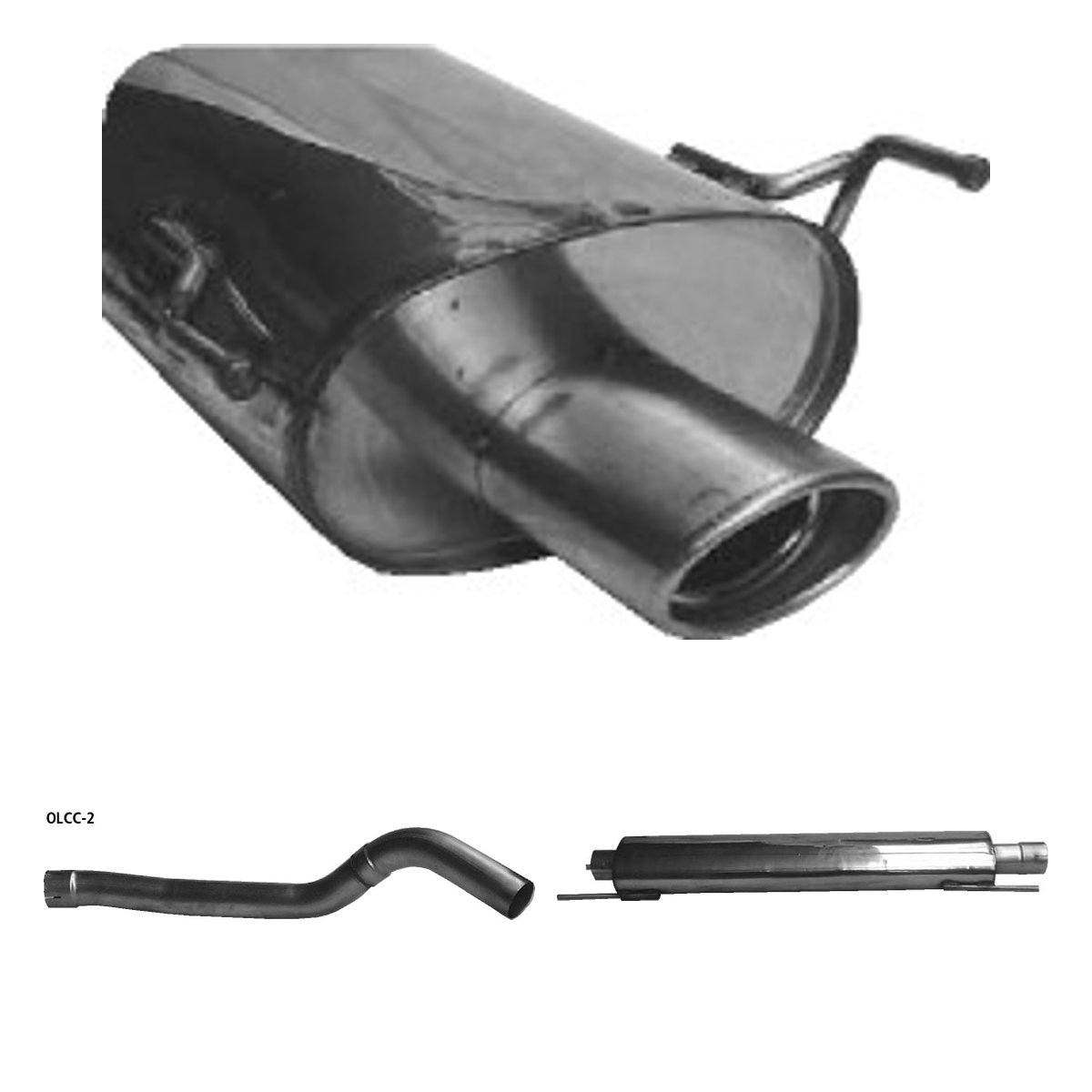 Bastuck Komplettanlage Single – Opel Corsa Corsa C