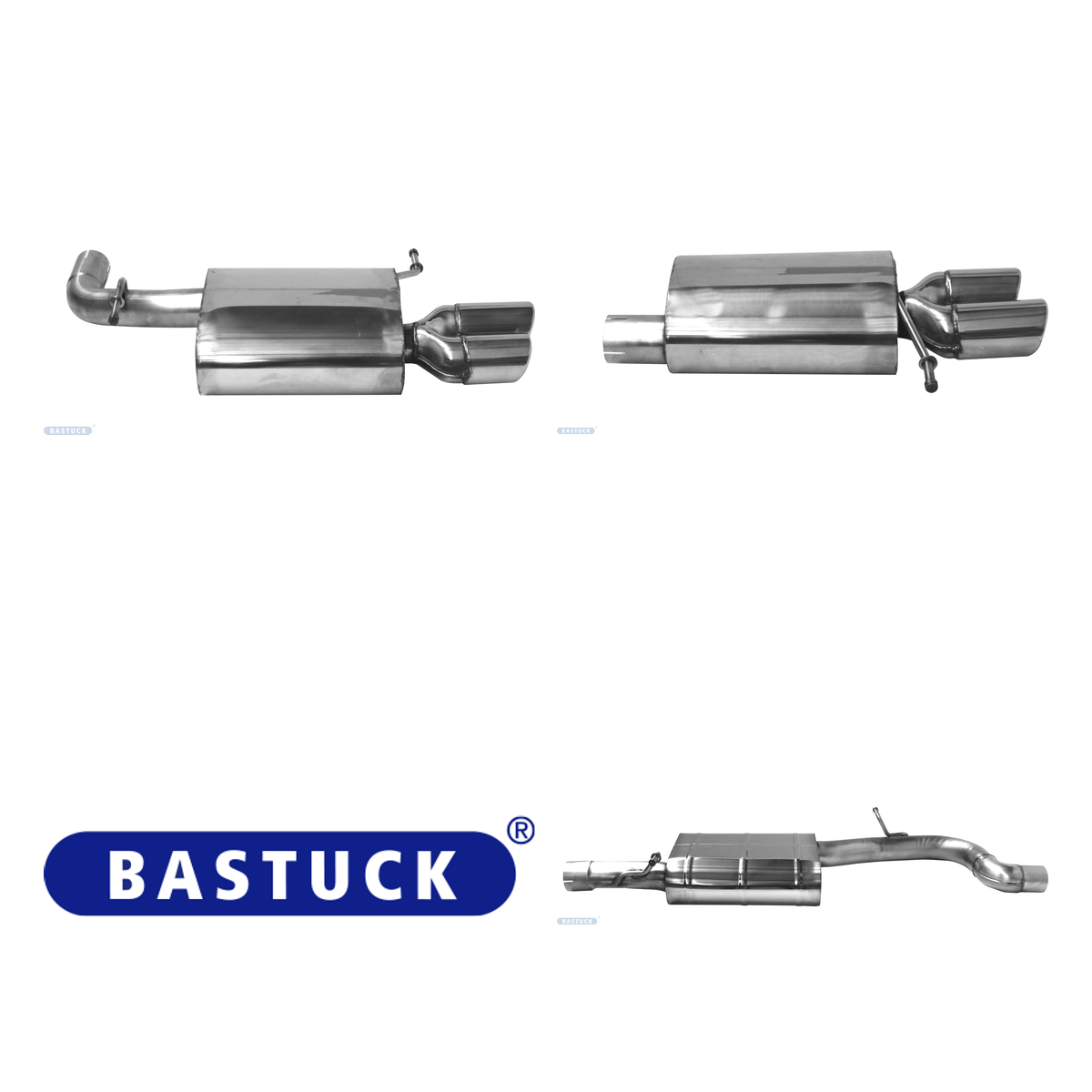 Bastuck Komplettanlage Quattro – Seat Leon 5F Leon 5F ST Cupra Allrad