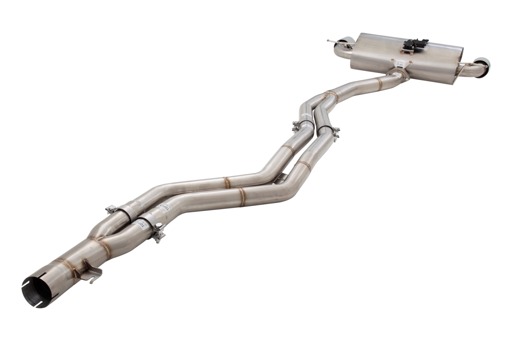 XFORCE Abgasanlage BMW F22 M235i Varex – Edelstahl