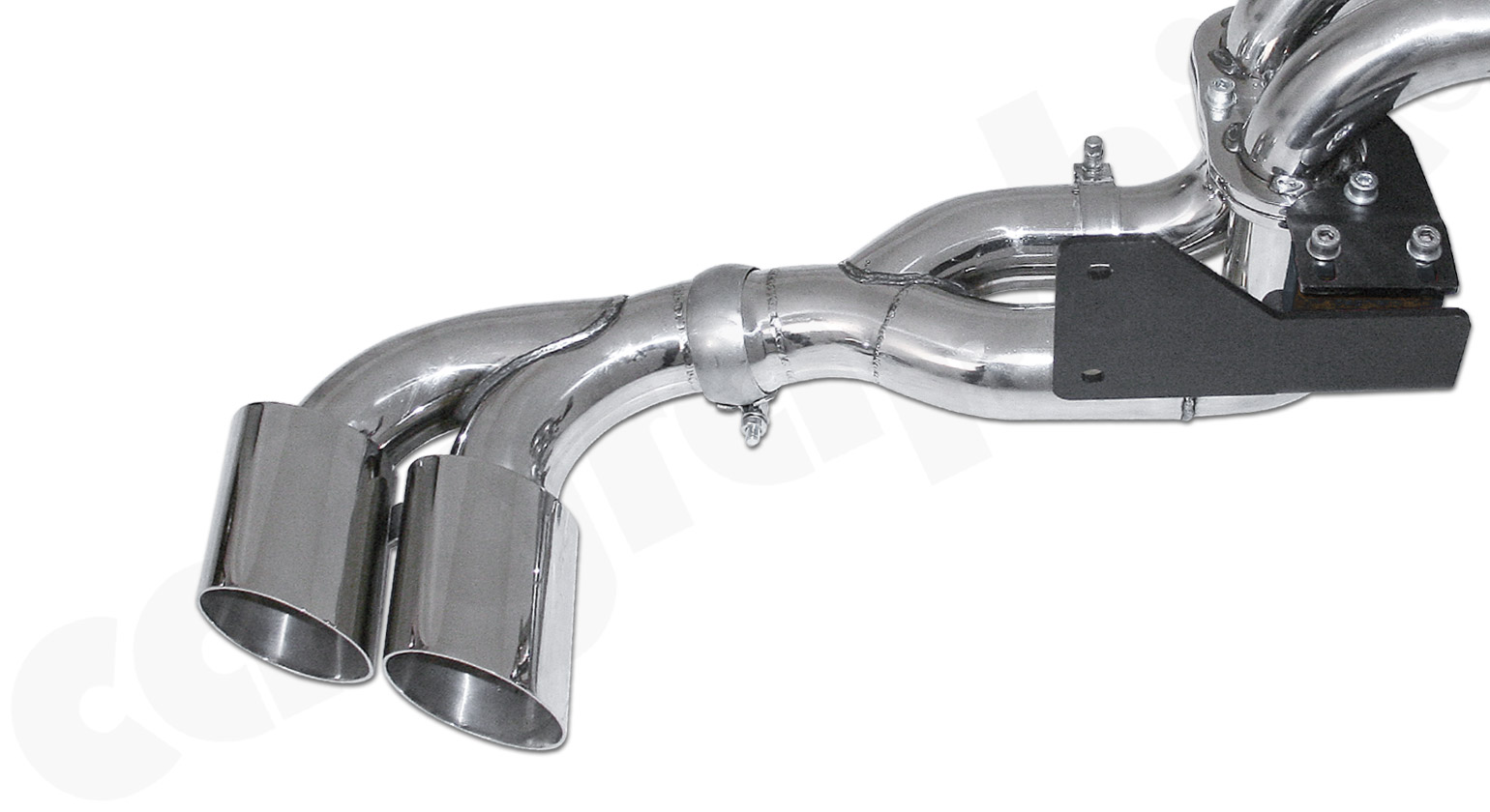 Cargraphic Endrohrsatz Ferrari F430 Scuderia/Spider 4x89mm rund ohne Abgasklappen