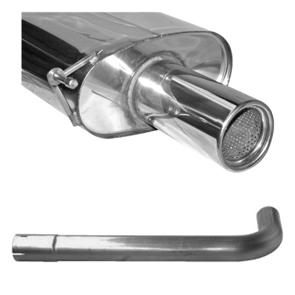 Bastuck Endschalldämpfer Single – Honda Accord ab Bj. 2008 Accord CU1/CU2 ab Bj. 2008 (nicht Kombi)