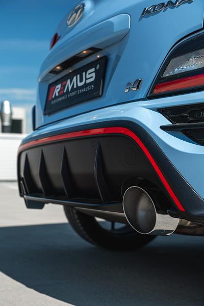 Remus Sportauspuff Ø 76 mm inkl. EG für Hyundai Kona N OS