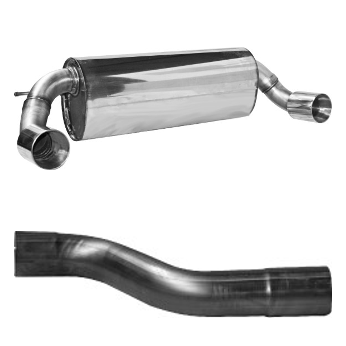 Bastuck Endschalldämpfer Twin – BMW 1er F20/F21 (inkl. M135i / M140i) 1er F20/F21 2.0l Turbo