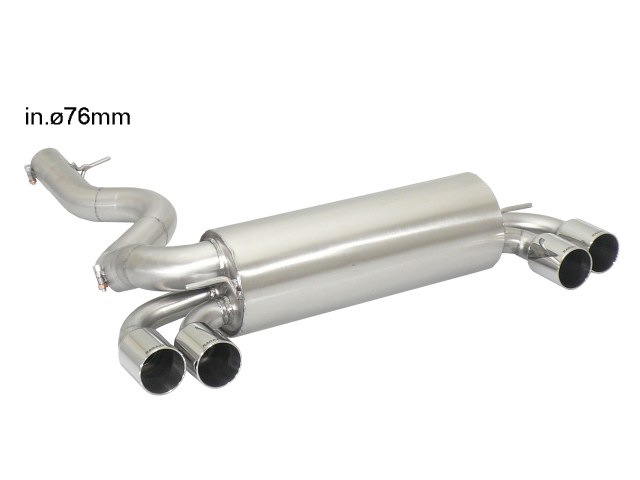 Sportauspuff BMW E82 Coupé 2x80mm rechts/links ECE | Ragazzon