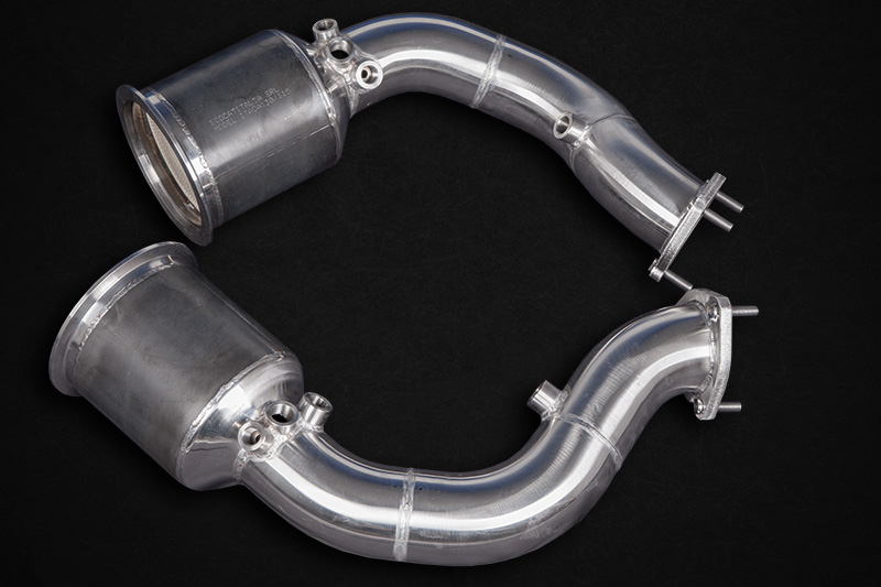 Capristo Downpipes 250 Zellen Audi S Q8 Motorsport Sportkatalysatoren