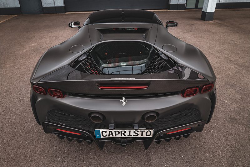 Capristo Carbon Heckspoiler Ferrari SF90 Fiorano Look