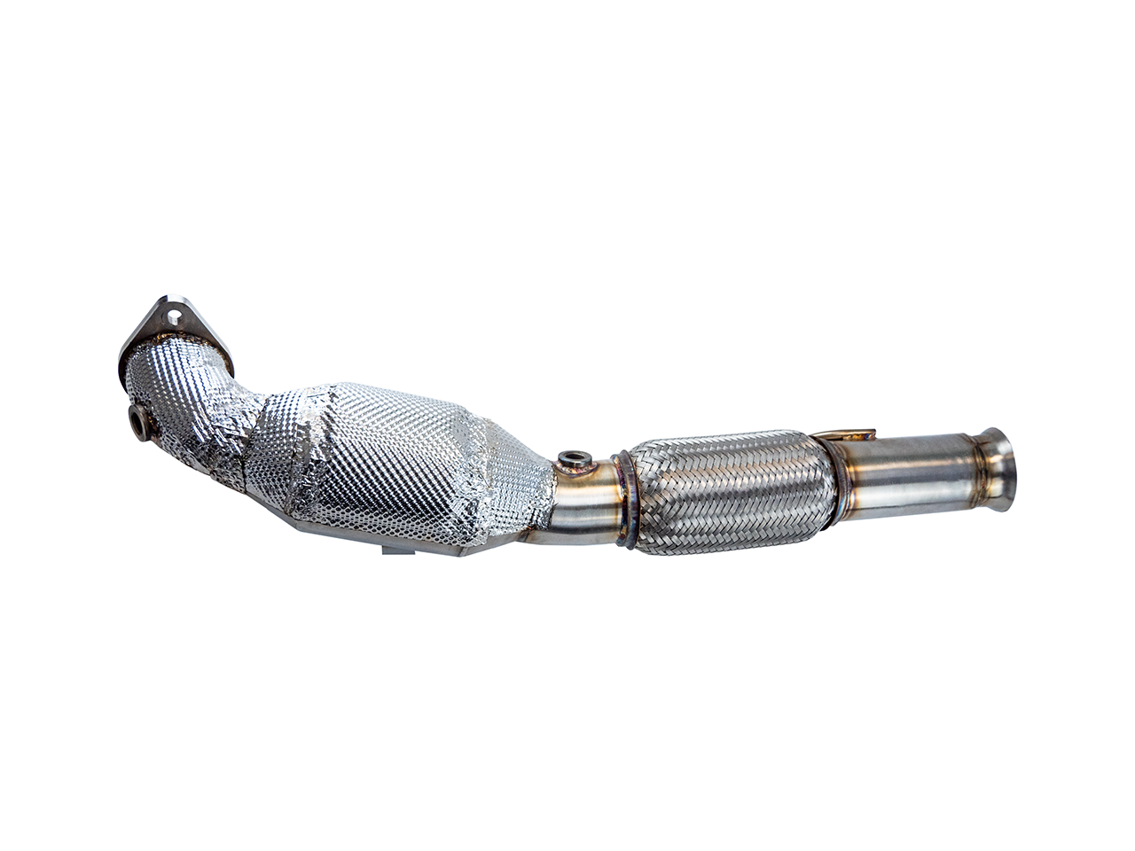 Bull-X Downpipe 3" Ford Focus RS Mk.3 350PS - inkl. 100 Zellen Sportkat inkl. Integralisolierung (ohne Betriebserlaubnis)