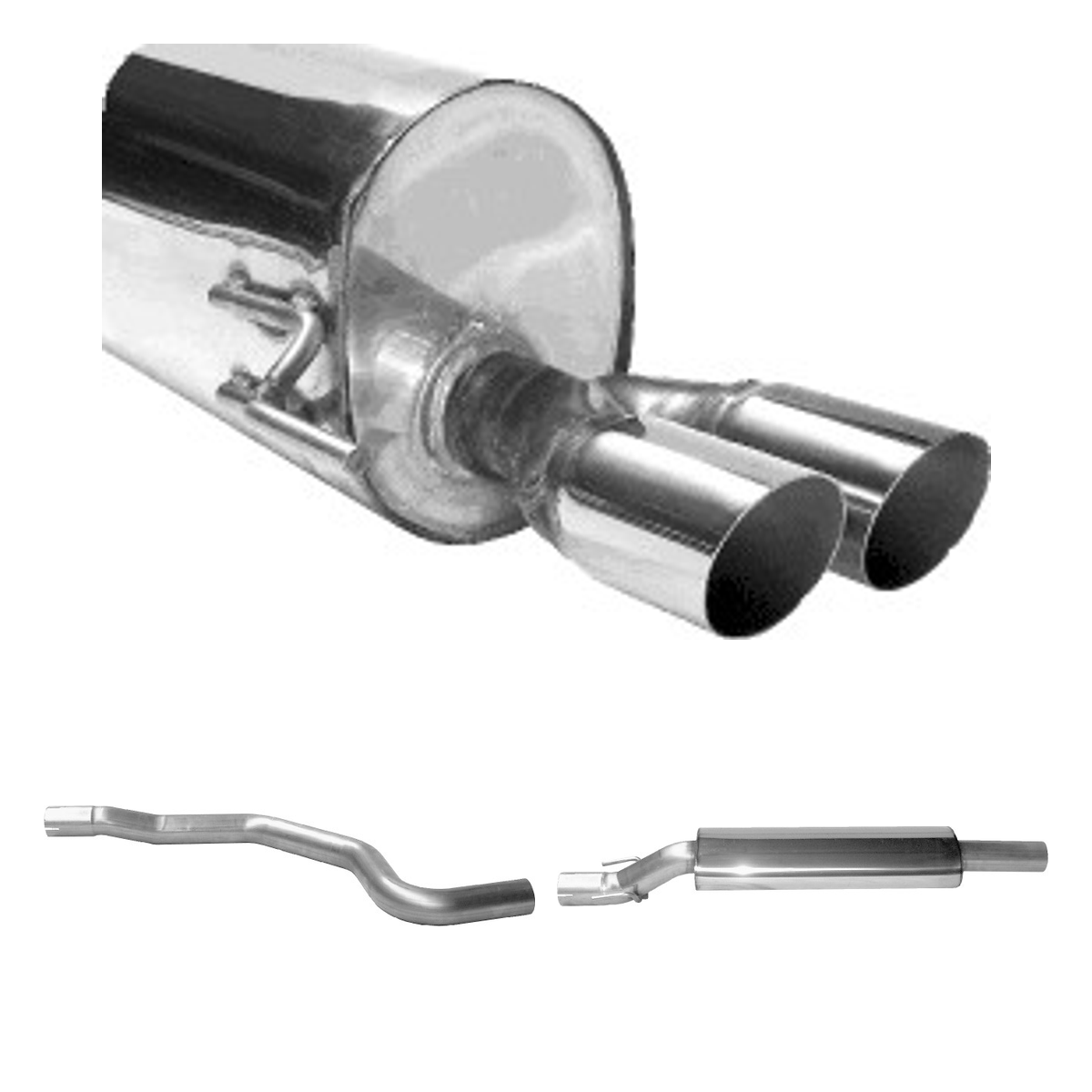 Bastuck Komplettanlage – Opel Corsa Corsa D