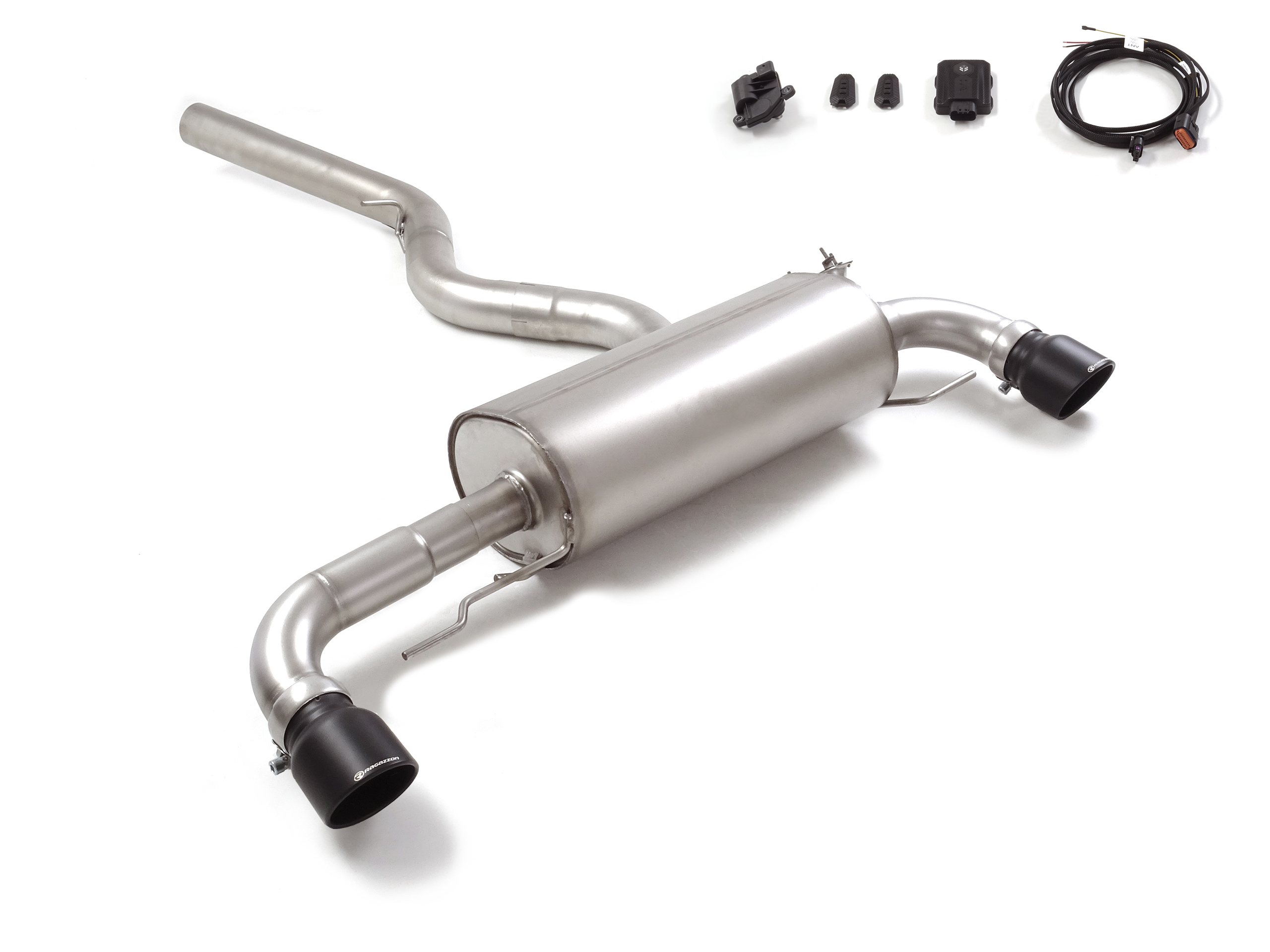 Sportauspuff BMW 218i G42 2x102mm mit Klappe | Ragazzon