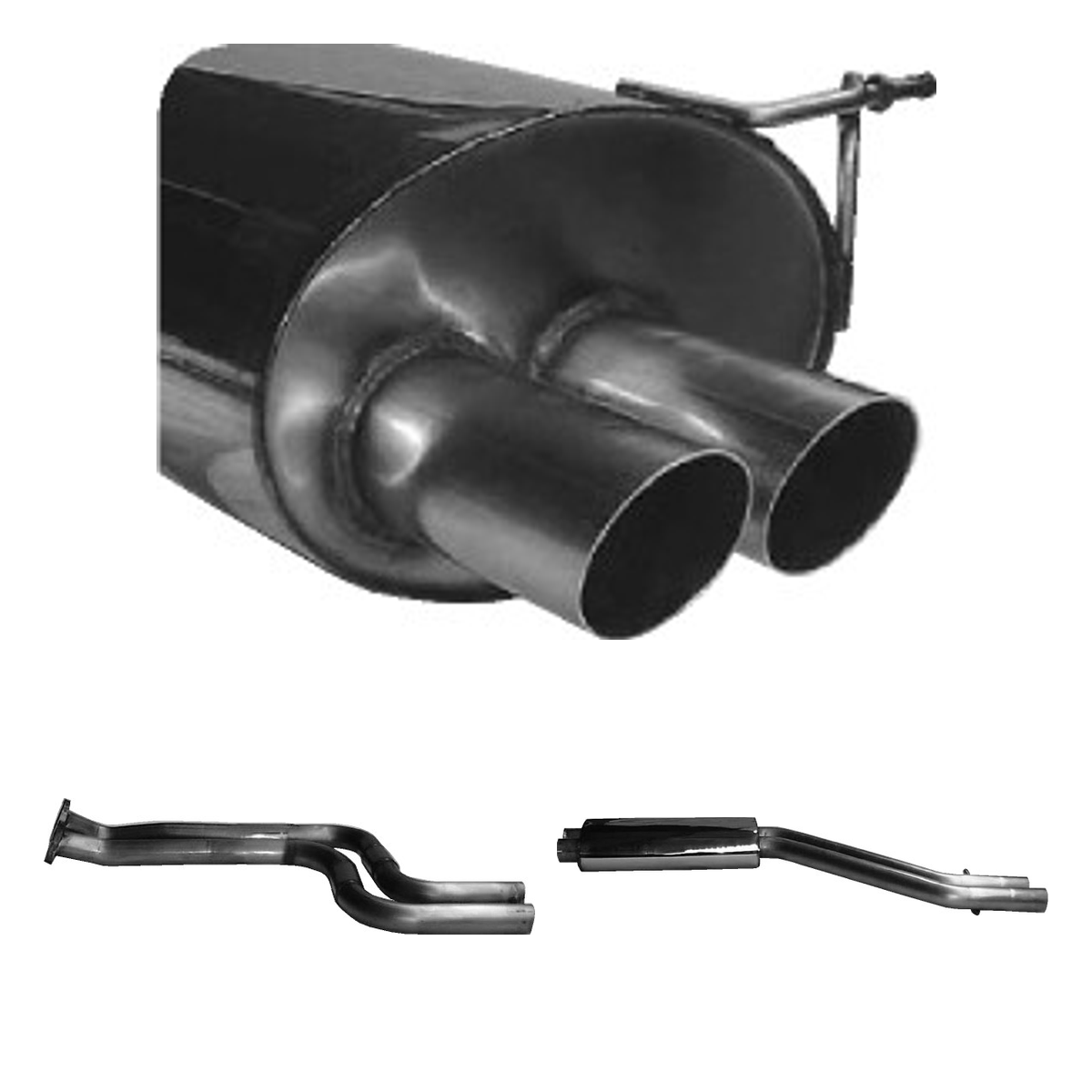 Bastuck Komplettanlage – BMW Z3 Z3 Roadster / Coupé 2,2l + 3,0l