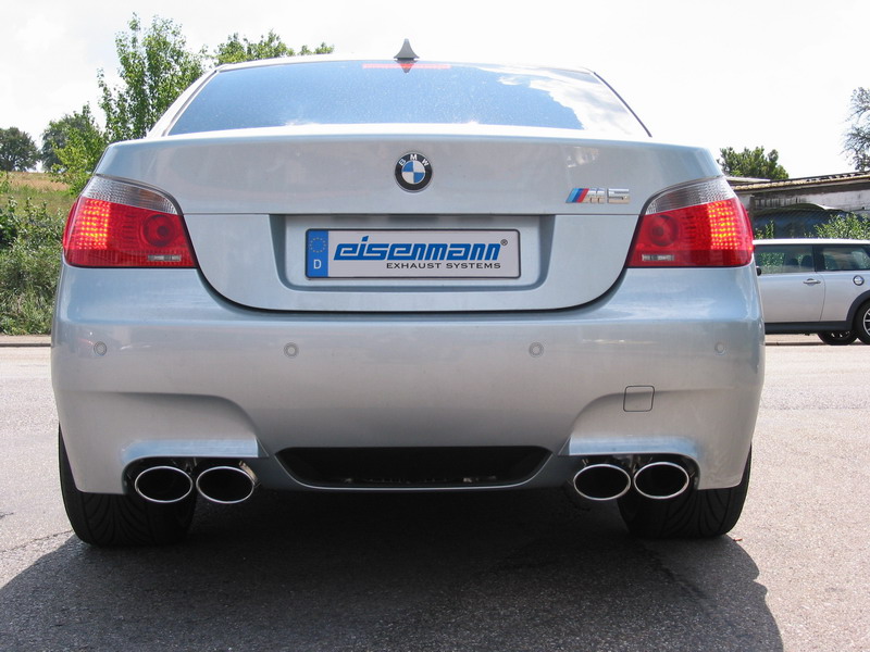 Eisenmann Endschalldämpfer mit Klappensteuerung für BMW M5 E60
