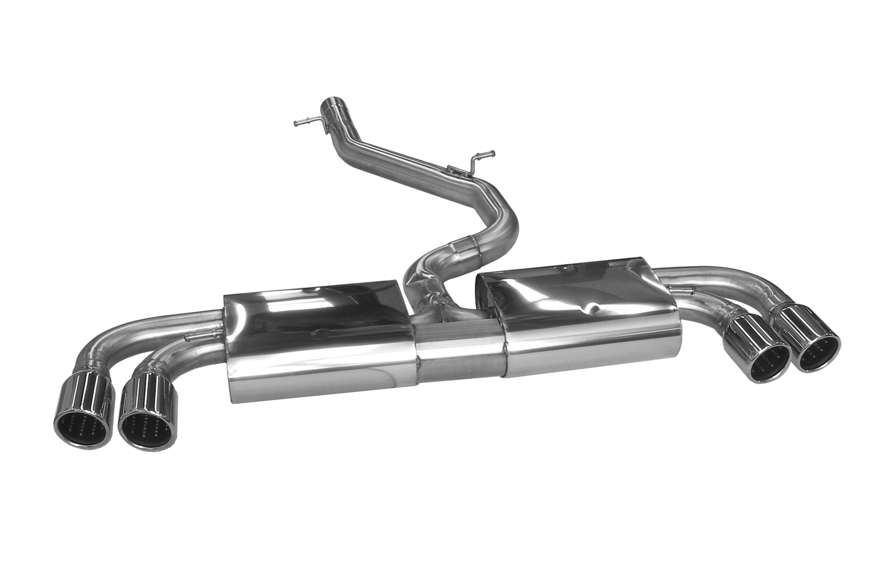BN-Pipes Endschalldämpfer Audi TTS 8J Quattro Edelstahl EG-Gutachten