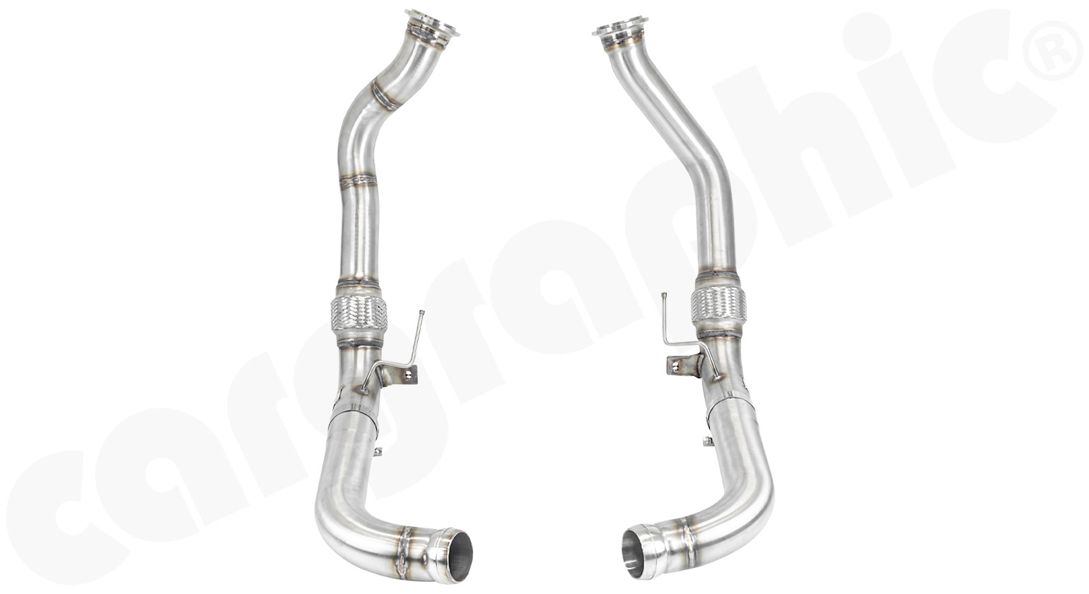 Cargraphic Downpipe Porsche 971.2 Panamera GTS/Turbo 4,0l V8 OPF-Ersatzrohr