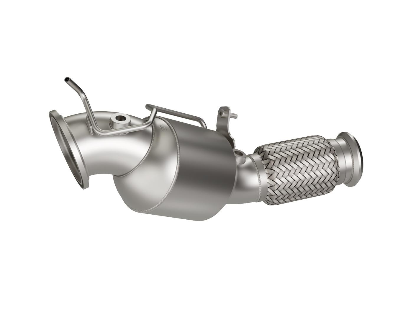 HJS Downpipe ECE 89/76mm 200 cpsi BMW 330i 230i 430i B48 F30