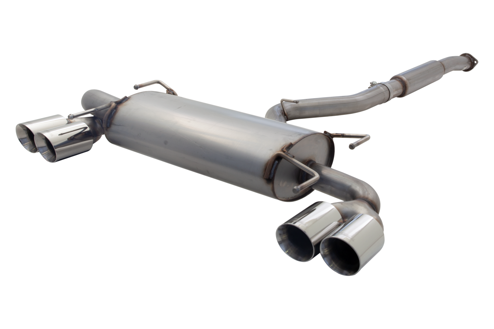 XFORCE Abgasanlage Subaru Impreza STI Hatch 08–14 – Edelstahl