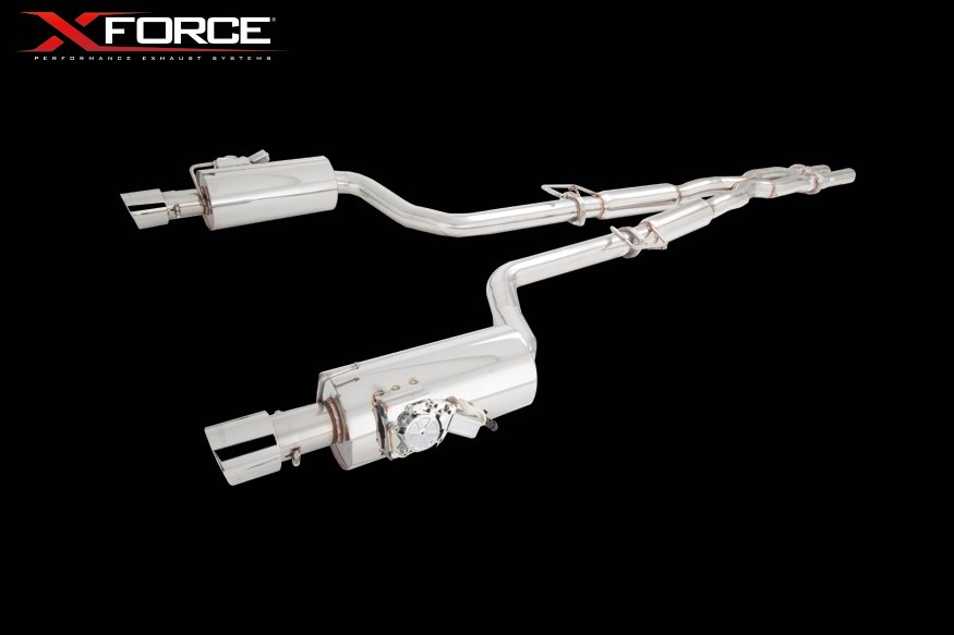 XFORCE Abgasanlage Chrysler 300C 5.7L 05–12 – Varex-Schalldämpfer