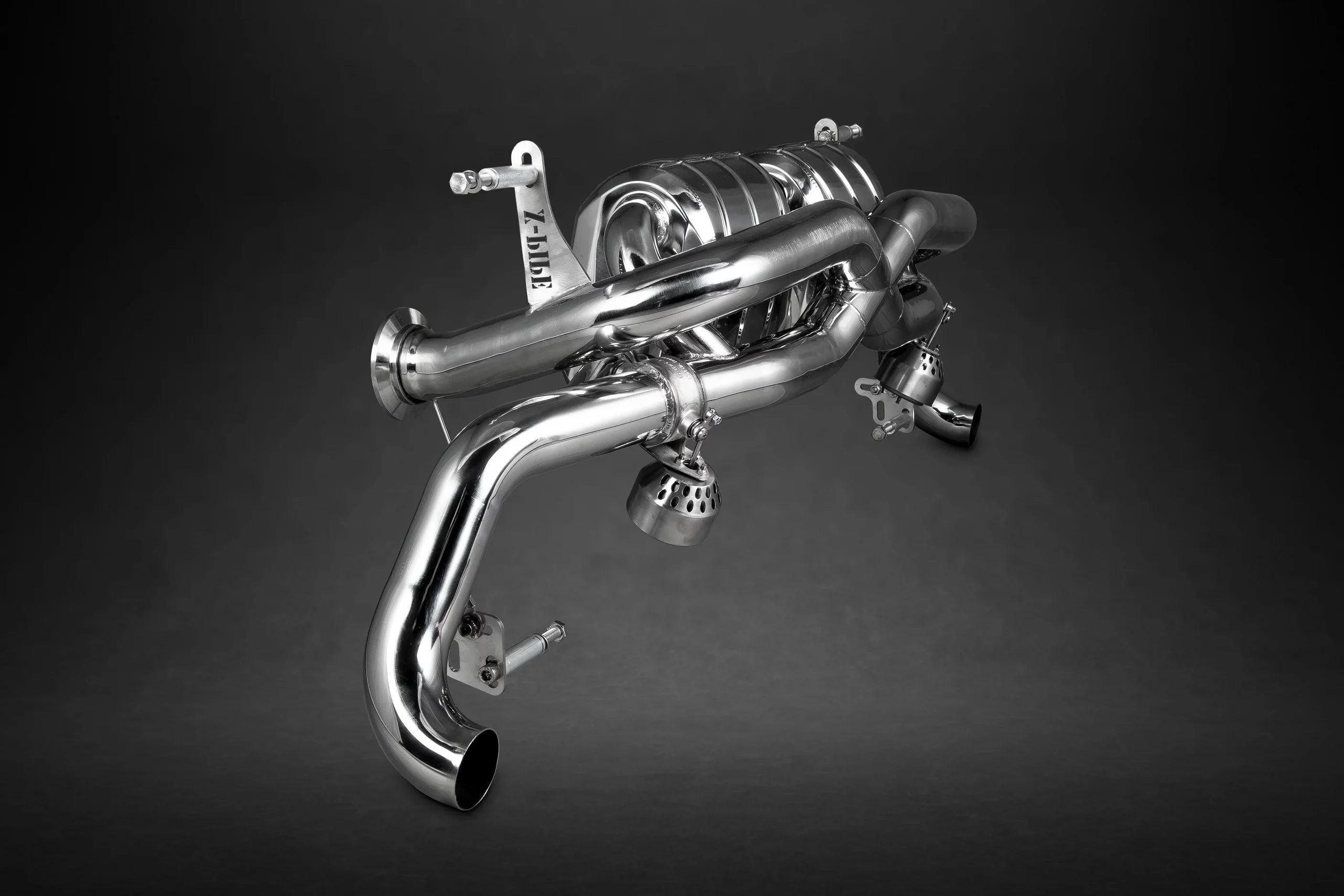 Capristo Sportauspuff mit Klappen Audi R8 V10 Vor-Facelift ECE X-Pipe CES-3
