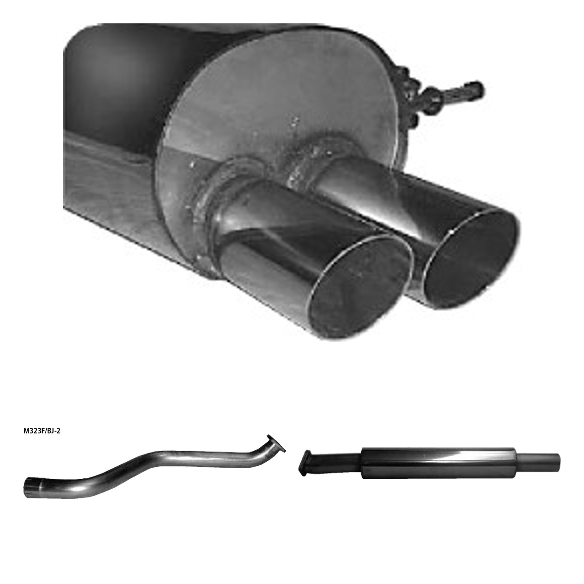 Bastuck Komplettanlage – Mazda 323 323 F/Typ BJ