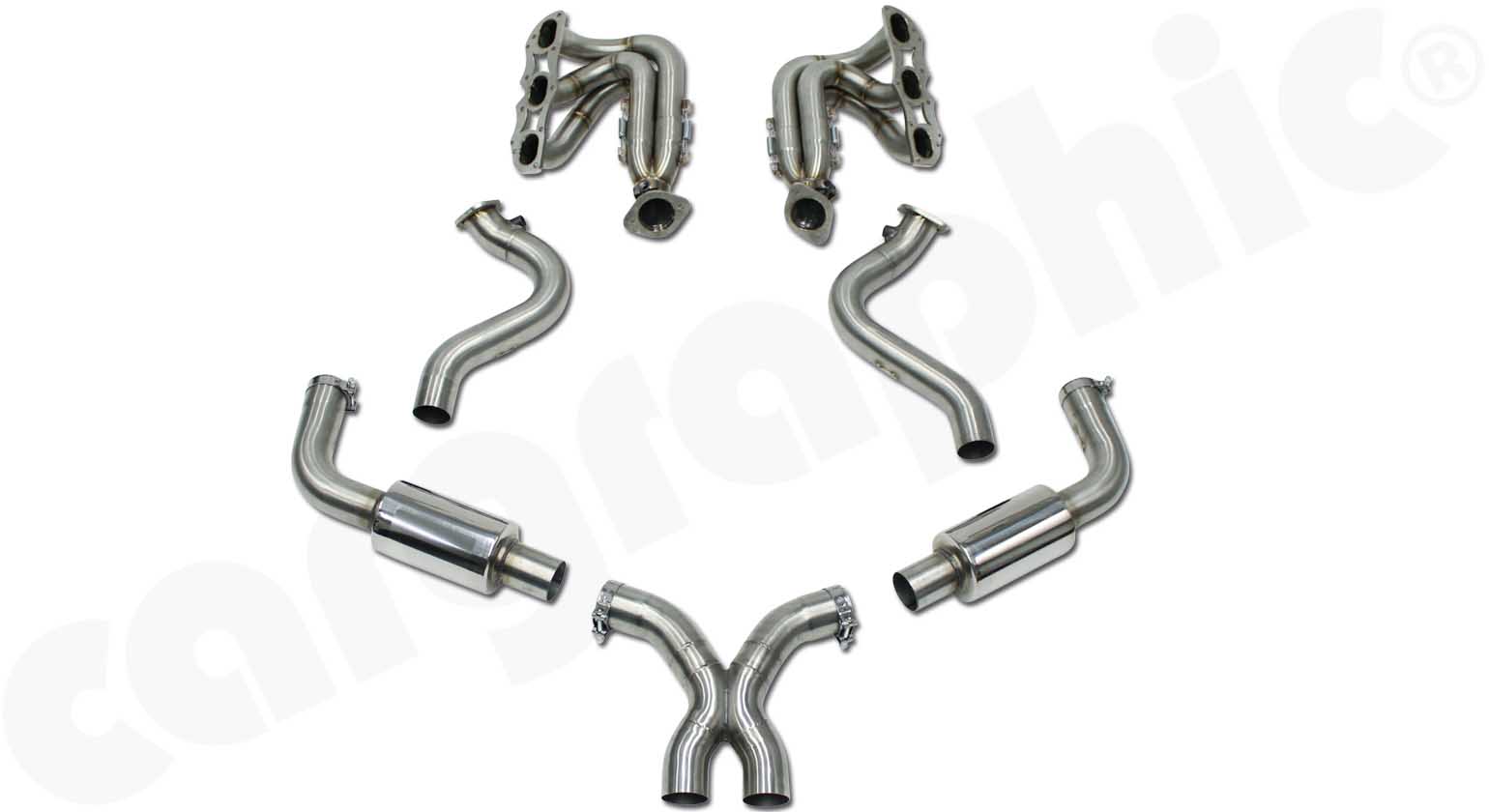 CARGRAPHIC Motorsport Abgasanlage Grand Am Cayman Cup für Porsche 981 Boxster / Cayman 2,7L 3,4L 3,8L