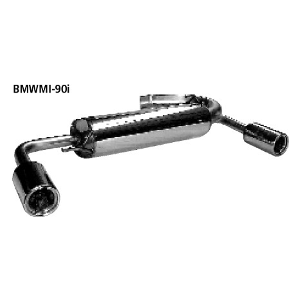 Bastuck Endschalldämpfer Twin – BMW Mini R50 Mini R50 (ab. Bj. 2001) Querschalldämpfer