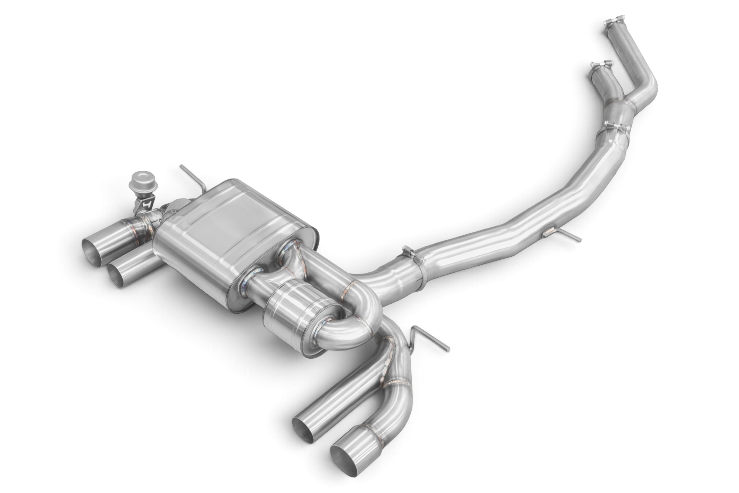 EGO-X Abgasanlage 3,5"/89mm BMW M2 Competition F22/F87 411PS (mit ECE*)