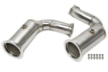 TA Technix Downpipe mit Metallkat Porsche Cayenne Turbo 9YA