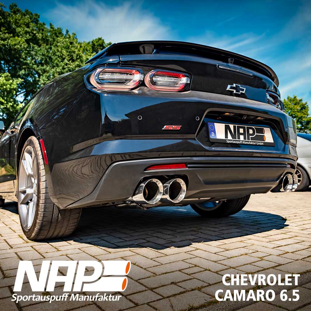 NAP Klappenauspuff passend für Chevrolet Camaro (Gen 6.) 6.2 V8 SS