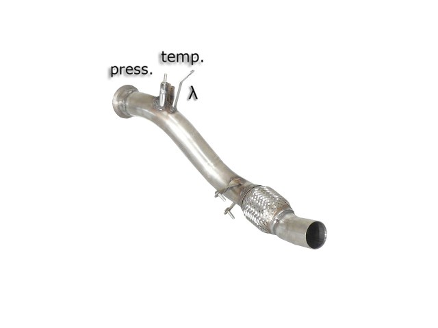 Downpipe + DPF-Ersatzrohr Set BMW 123d E81 | Ragazzon