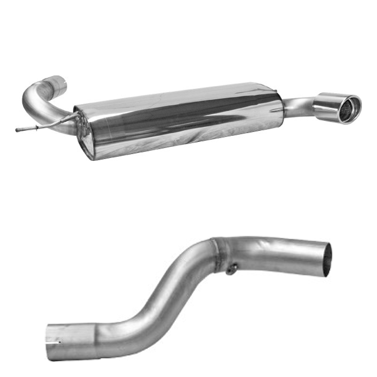 Bastuck Endschalldämpfer Single – Ford Focus 3 Focus 3 1.5l/ 1.6l Turbo EcoBoost