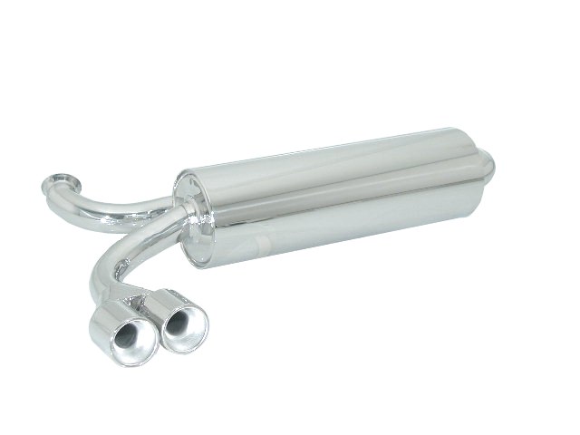 Sportauspuff Peugeot 206 RC 2.0 2x80mm ECE | Ragazzon