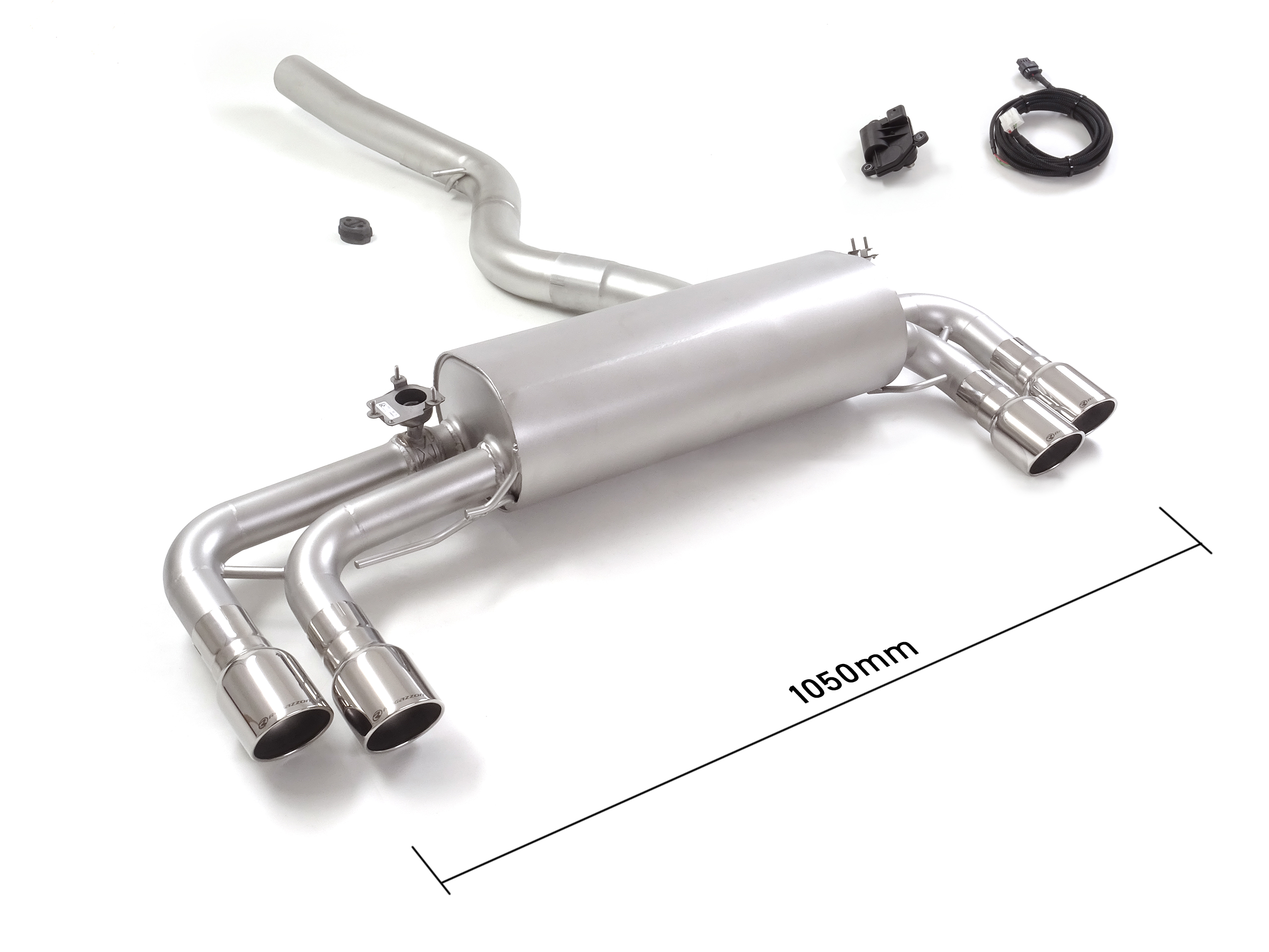 Sportauspuff BMW 330i G20 2x90mm Klappensteuerung ECE | Ragazzon