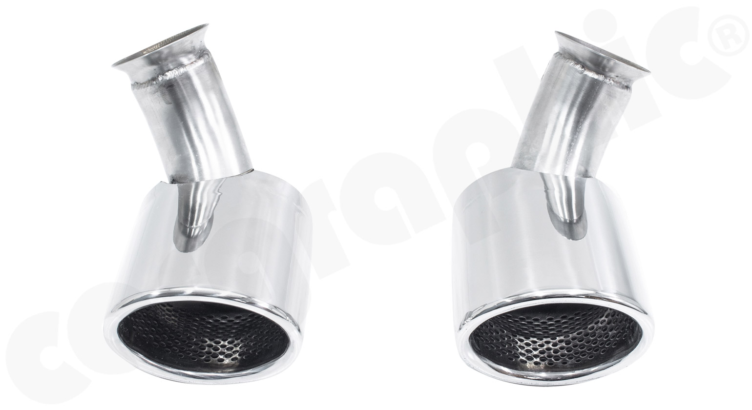 Cargraphic Endrohrsatz Porsche 996 115x82mm oval eingerollt