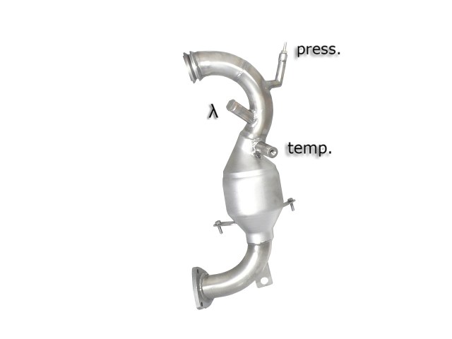 Downpipe + DPF-Ersatzrohr Set Opel Astra J 2.0 CDTi | Ragazzon