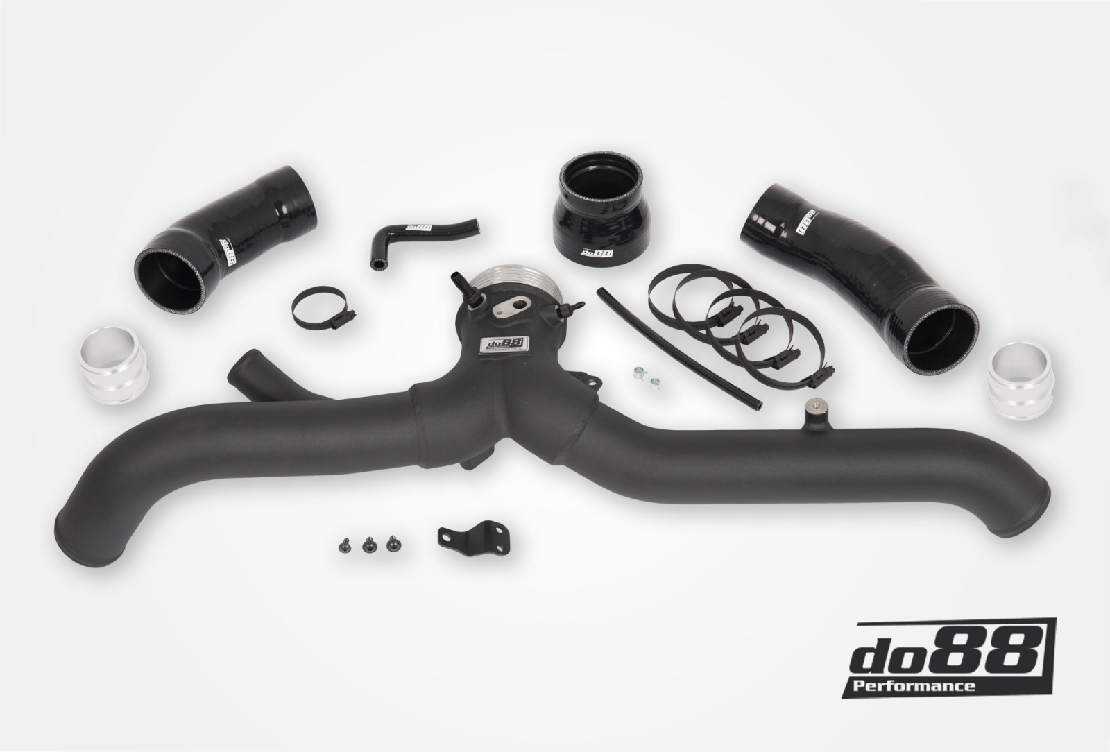 do88 Y-Rohr Aluminium Porsche 911 996 Turbo GT2 X50 63mm