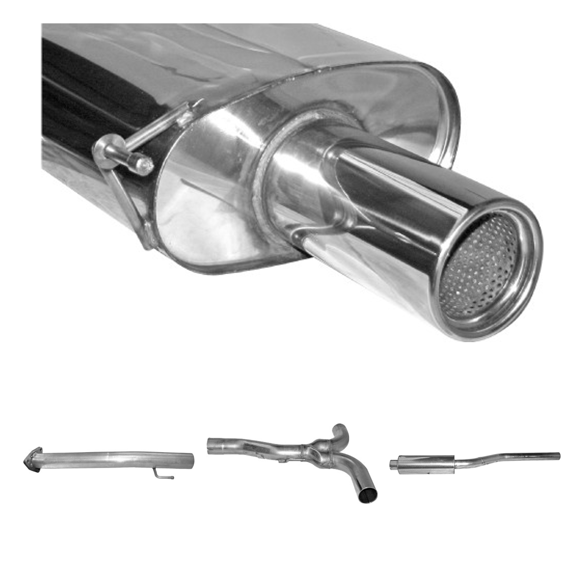 Bastuck Komplettanlage Twin – Honda Accord ab Bj. 2008 Accord CU1/CU2 ab Bj. 2008 (nicht Kombi)