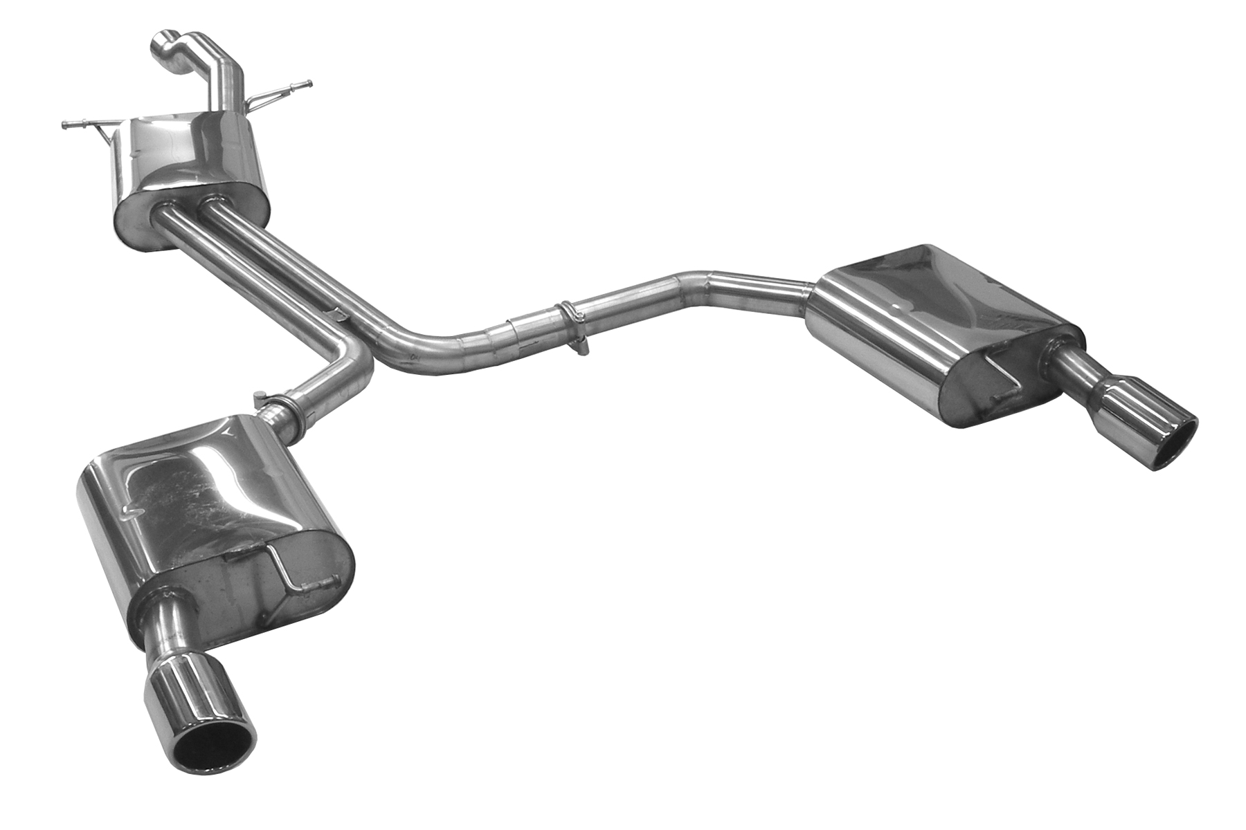 BN-Pipes Sportauspuff Audi A5 B8 Edelstahl EG-Gutachten