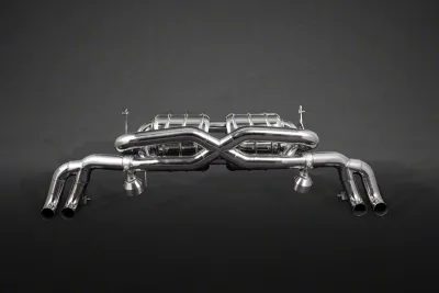 Capristo Sportauspuff mit Klappen Audi R8 V8 Vor-Facelift ECE inkl. CES-3