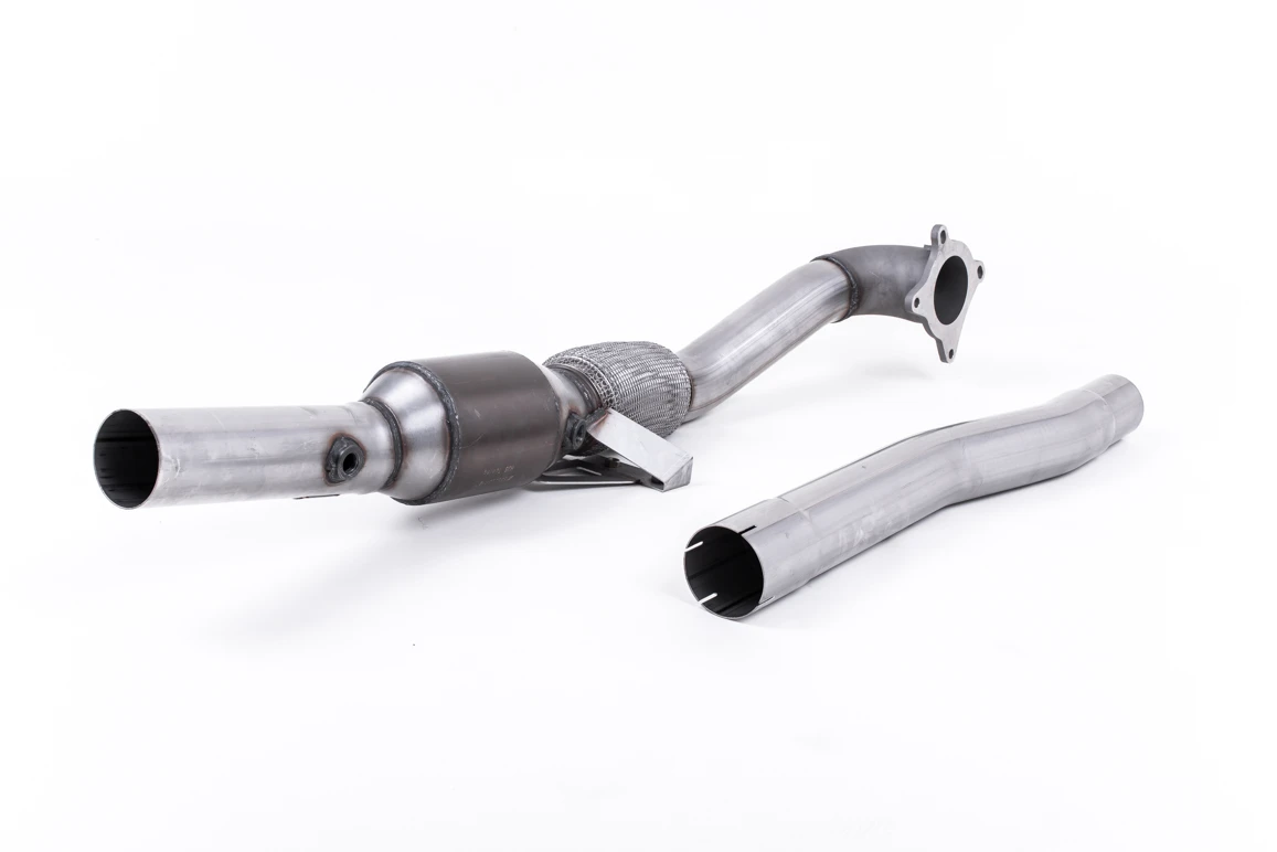 Milltek Sport Downpipe passend für Audi TT Mk2 2.0 TFSi 2WD mit High-Flow-Sportkatalysator