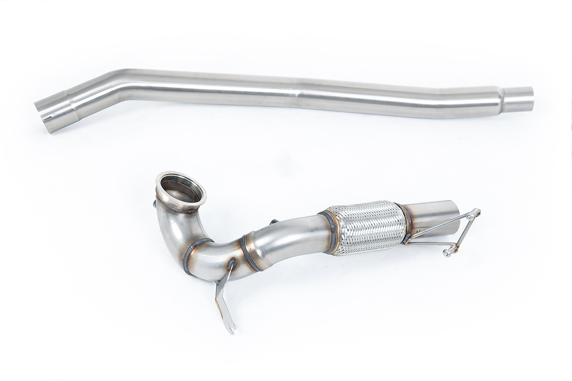 Milltek Sport Downpipe (ohne Kat) passend für VW Golf MK7.5 R 2.0 TSI 80mm
