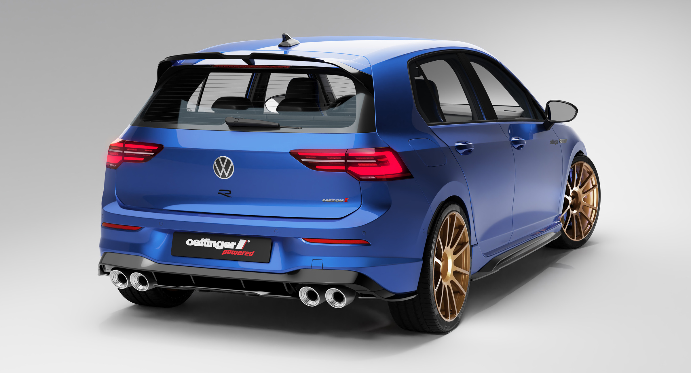 OETTINGER Heckdiffusor Wing VW Golf 8R - Grundiert