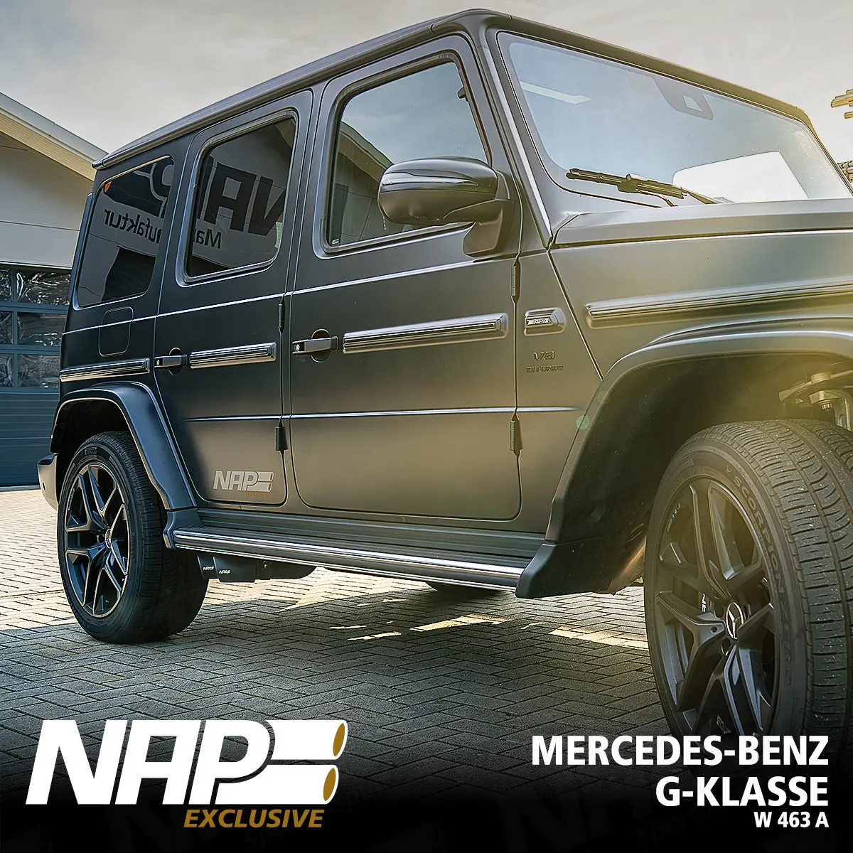 NAP Klappenauspuff passend für Mercedes-Benz G500 (W463A)