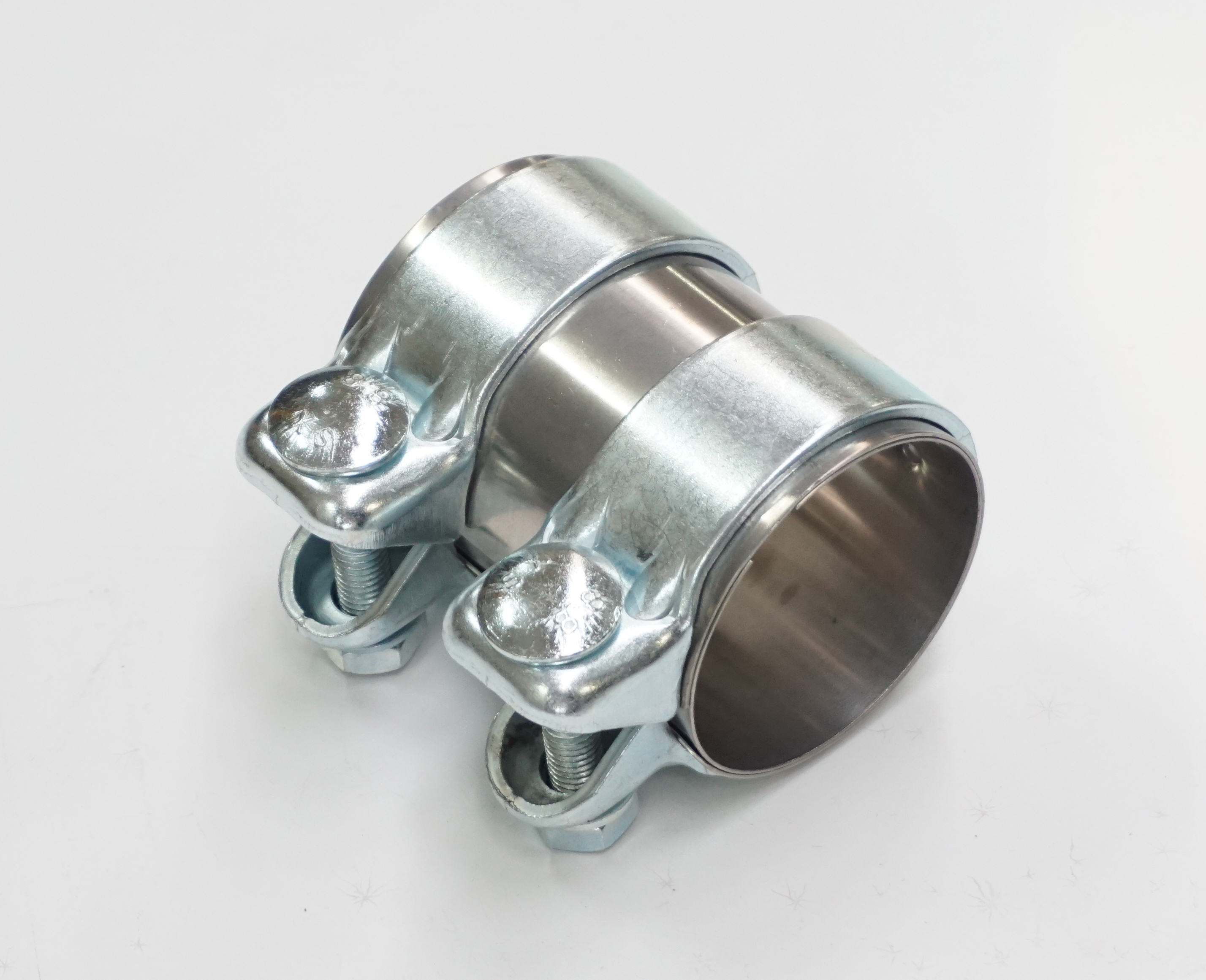BN-Pipes Doppelschelle Auspuff 60mm universal Edelstahl