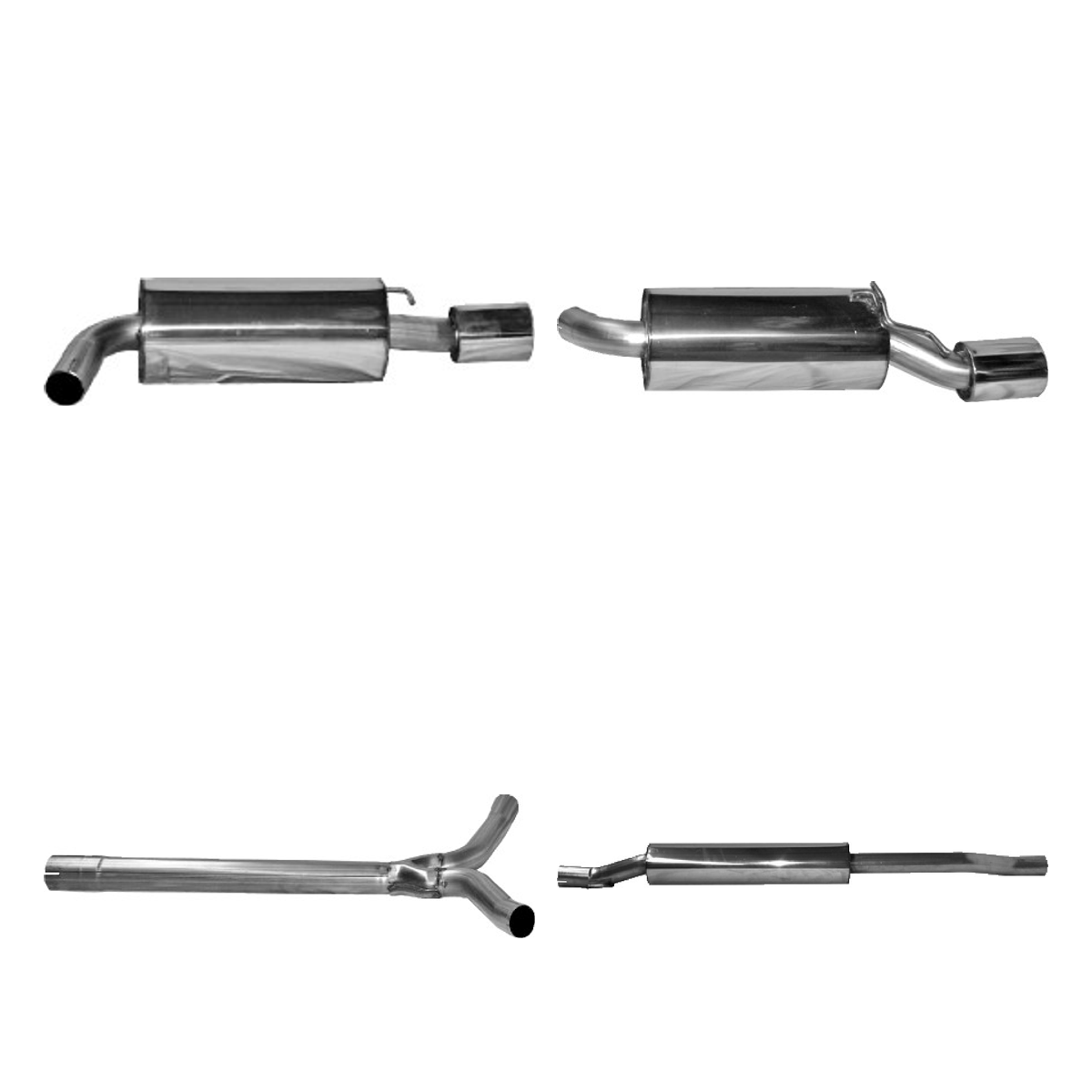 Bastuck Komplettanlage Twin – BMW Mini R56 Mini R56 Cooper Clubman