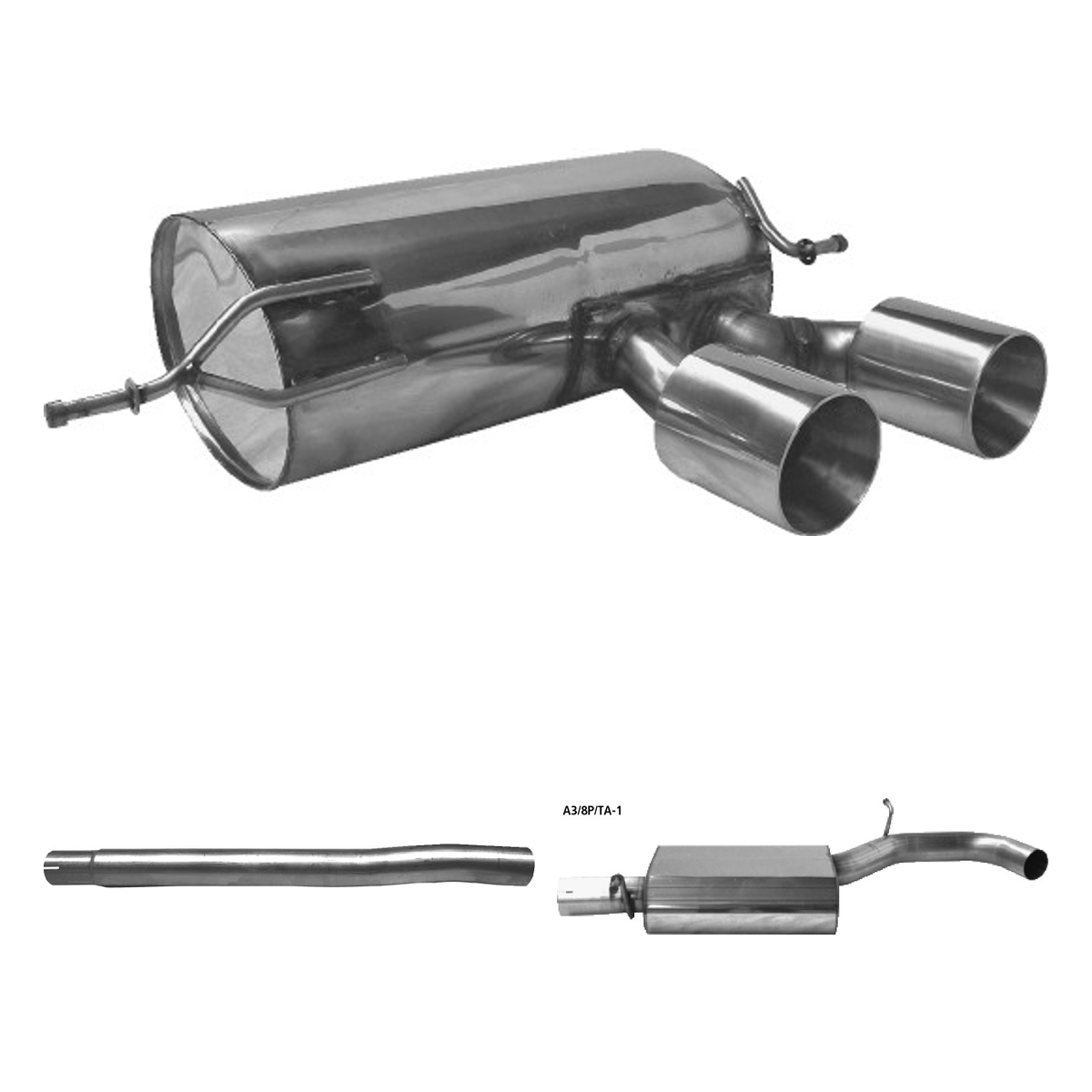 Bastuck Komplettanlage Central – Volkswagen Golf 6 Golf 6 R